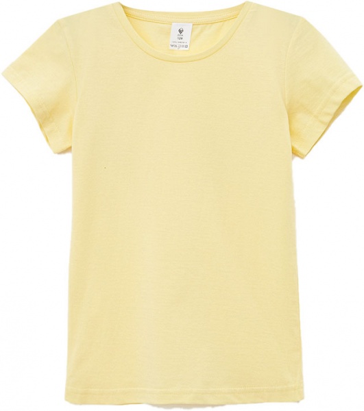 Футболка для дівчаток Роза р.140 жовтий 201206 