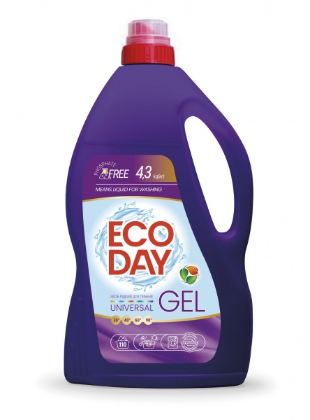 Жидкое средство для машинной и ручной стирки ONIKS ECO DAY UNIVERSAL 4,3 л 