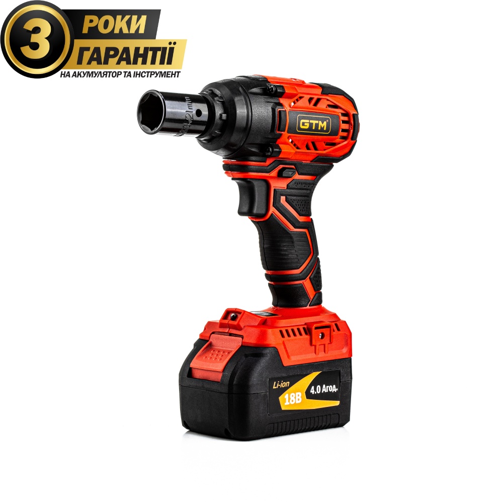 Гайковерт акумуляторний GTM 320 Нм IWC18/320BL