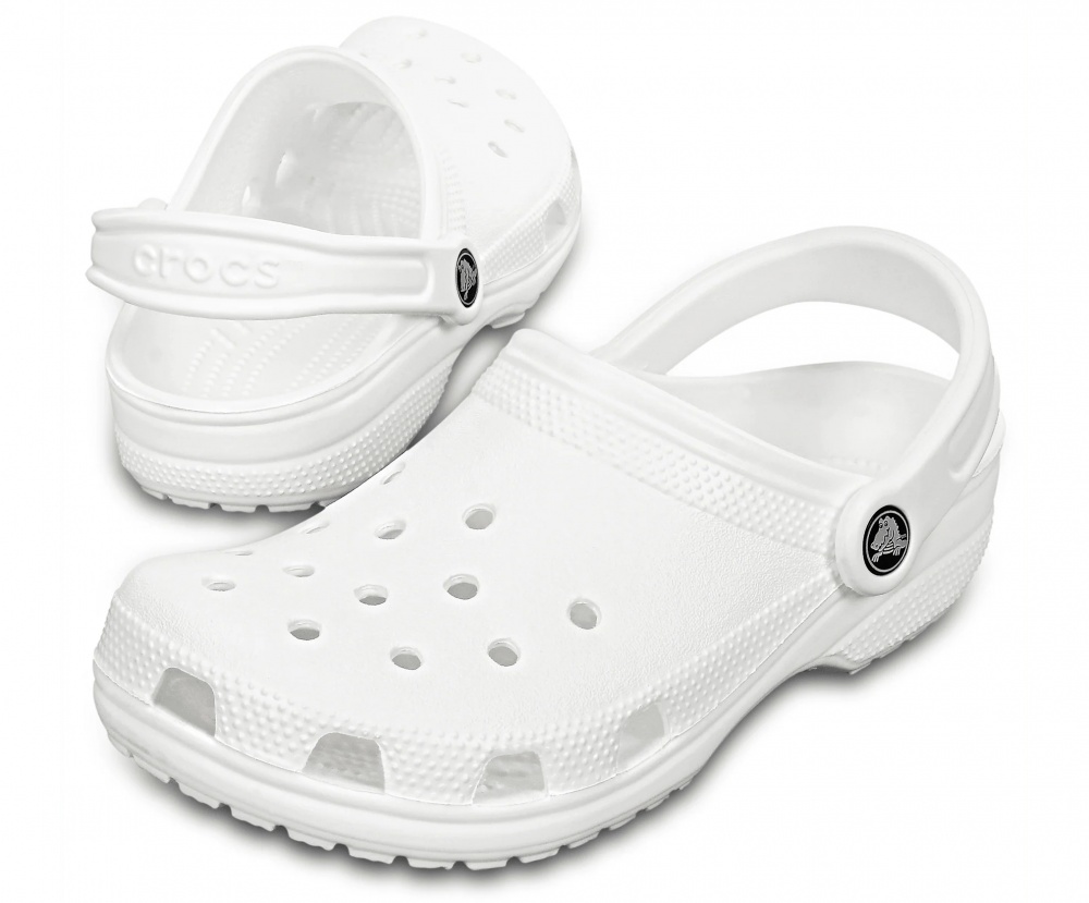 Сабо Crocs Classic Clog 10001-100 р.43/44 білий