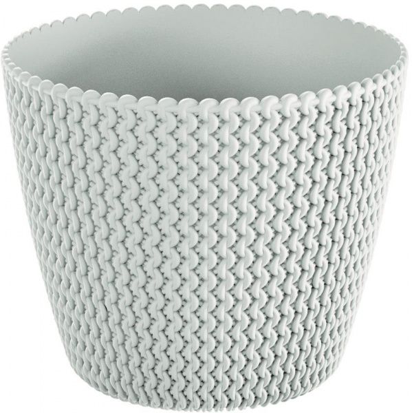 Горшок пластиковый Prosperplast Splofy круглый 3л белый (11900-449) 