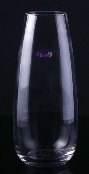 Ваза стеклянная прозрачная 31-108-053 29x12 см Viola