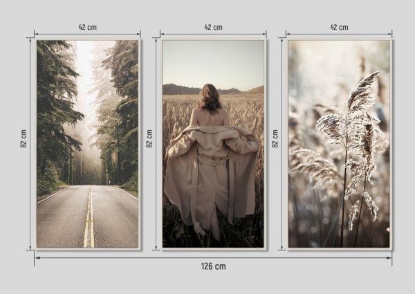 Картина модульная Свобода 80x120 см Юрис Проф Арт 