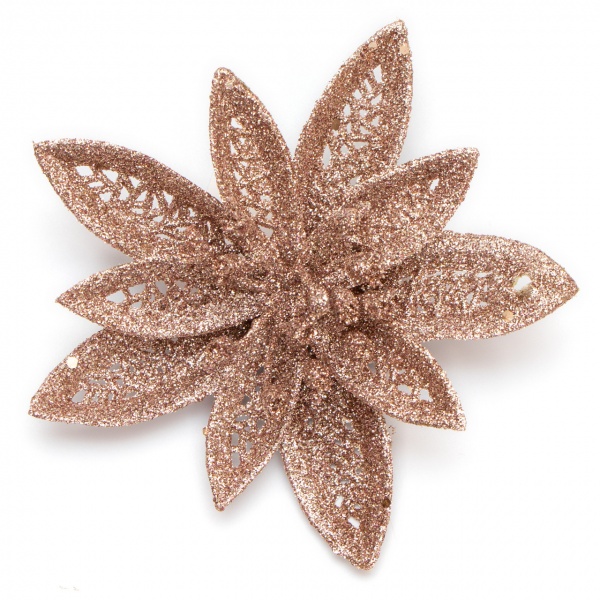 Квітка декоративна Девілон 13 см шампань 004911