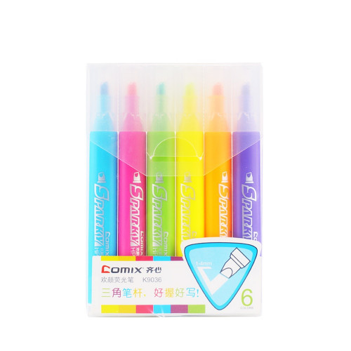 Набор текстовых маркеров Comix 1-5 мм 6 цветов разноцветный MARKER-TXT-COM-K9036 
