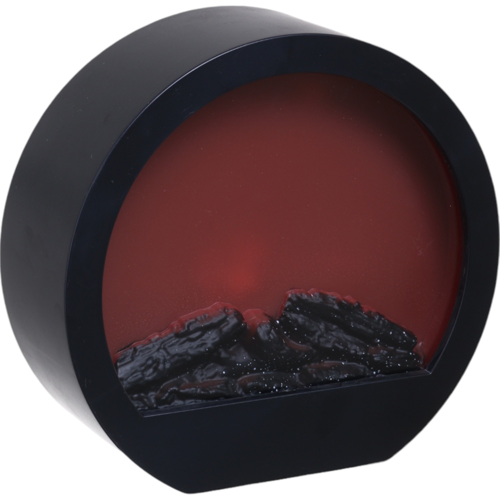 Свеча LED камин 25х9х23 см черный Sensio