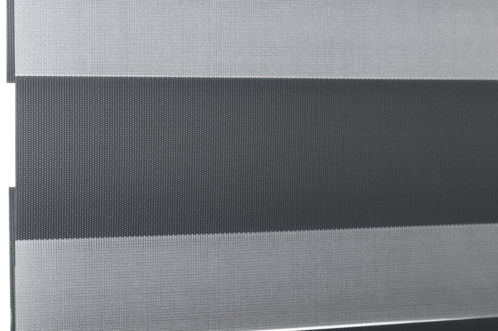 Ролета день-ночь Vivendi B135 серая 83x160 см