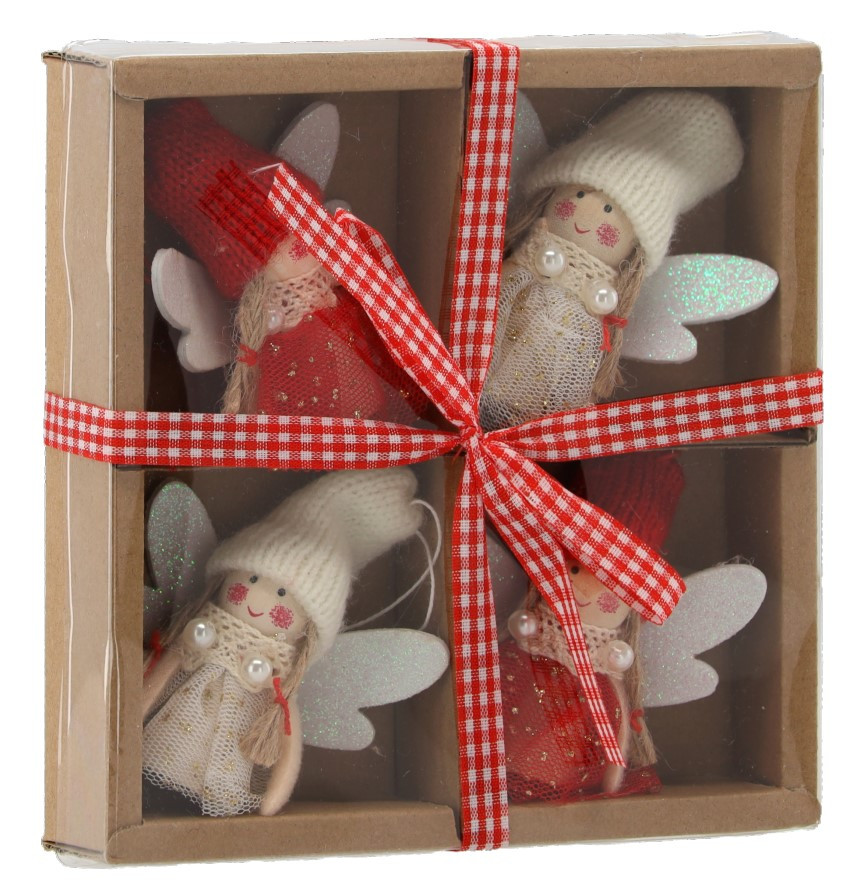 Украшение новогоднее Тайм Еко Гном d 65 мм 6,5 см 3 шт./уп.