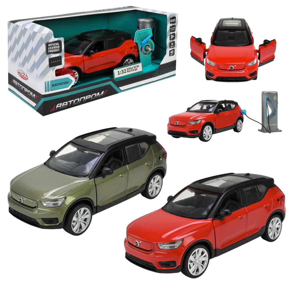 Автомодель Автопром 1:32 Volvo XC40 Recharge 68703