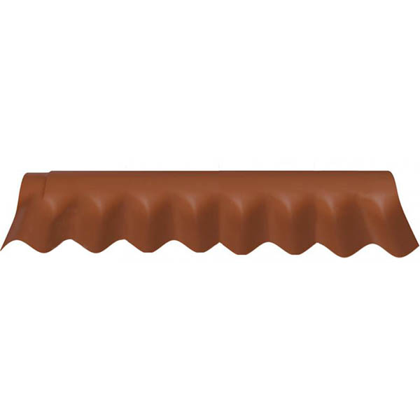 Гребень волокнистоцементный IFCEM КС-2 1130х385 мм терракот