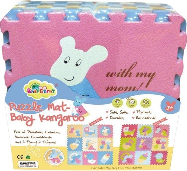 Коврик-пазл Limpopo «Маленький кенгуру» GB-M129KB 92х92 см