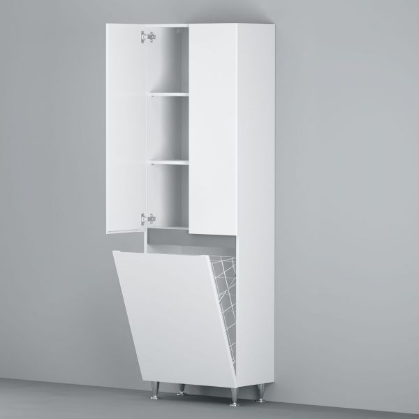 Пенал на ніжках AM.PM M85CRX0601WG38 X-Joy з кошиком для білизни 60 см