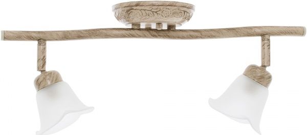 Бра Інтерклас НББ 01-2хХХ-083 2x40 Вт G9 бежевий 5342D 