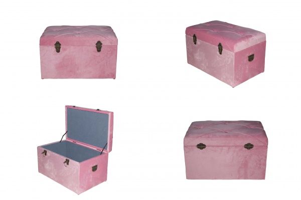 Сундук-пуф Джемисон розовый 