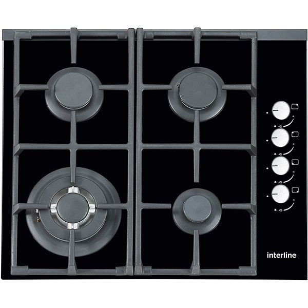 Варочная поверхность газовая Interline TQ 6440 BK/H2