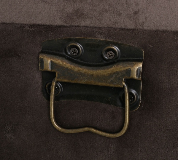 Скриня-пуф Велюр мокко 50х25х23 см 