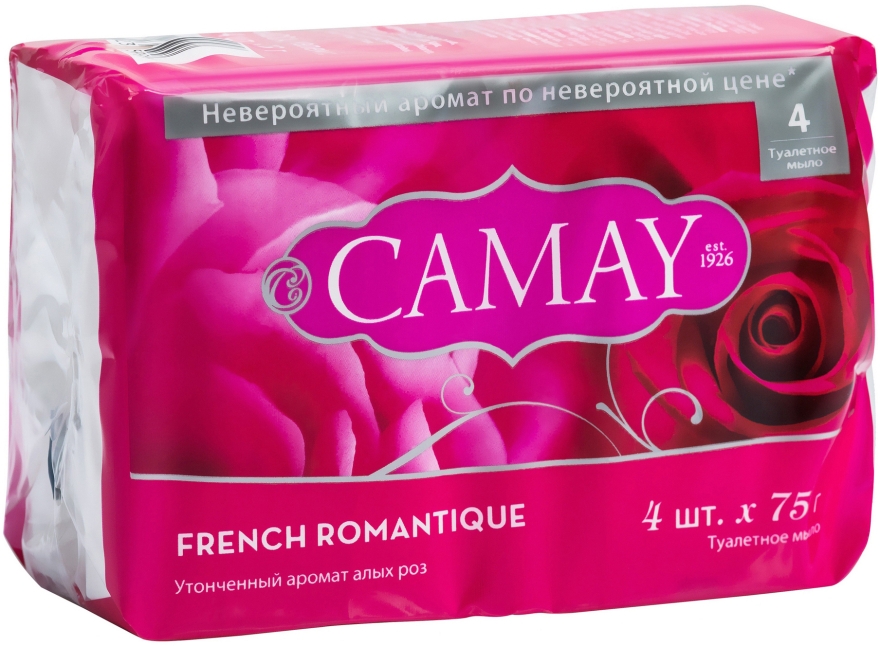 Мило Camay French Romantique 300 г 4 шт./уп.