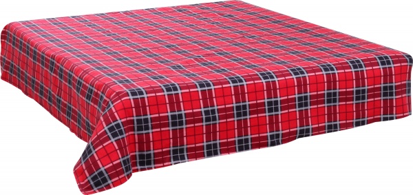Простынь Клетка 160x220 см красный La Nuit 