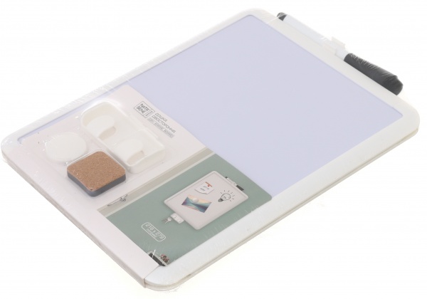 Доска двусторонняя Nota Bene 28х22 см белая 