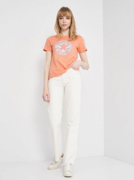 Футболка Converse Chuck Patch Infill Tee 10022955-667 р.S помаранчевий