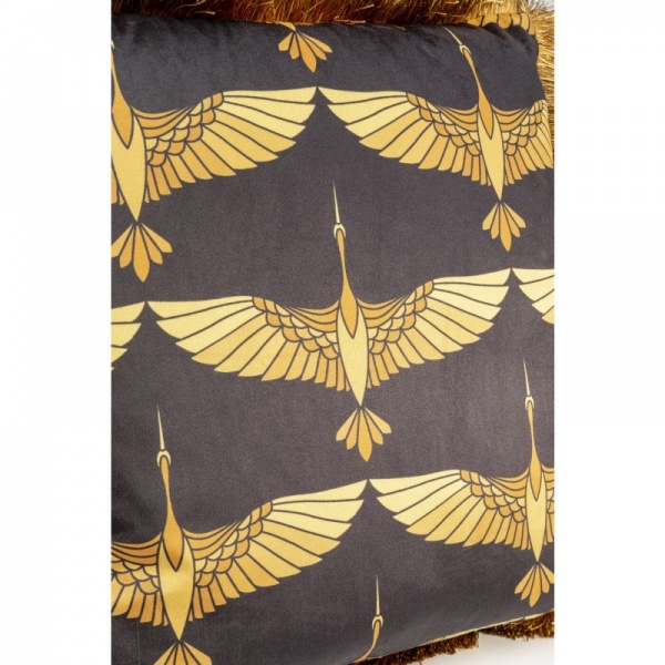 Подушка Фламинго 45x45см 45x45 см черный KARE Design 