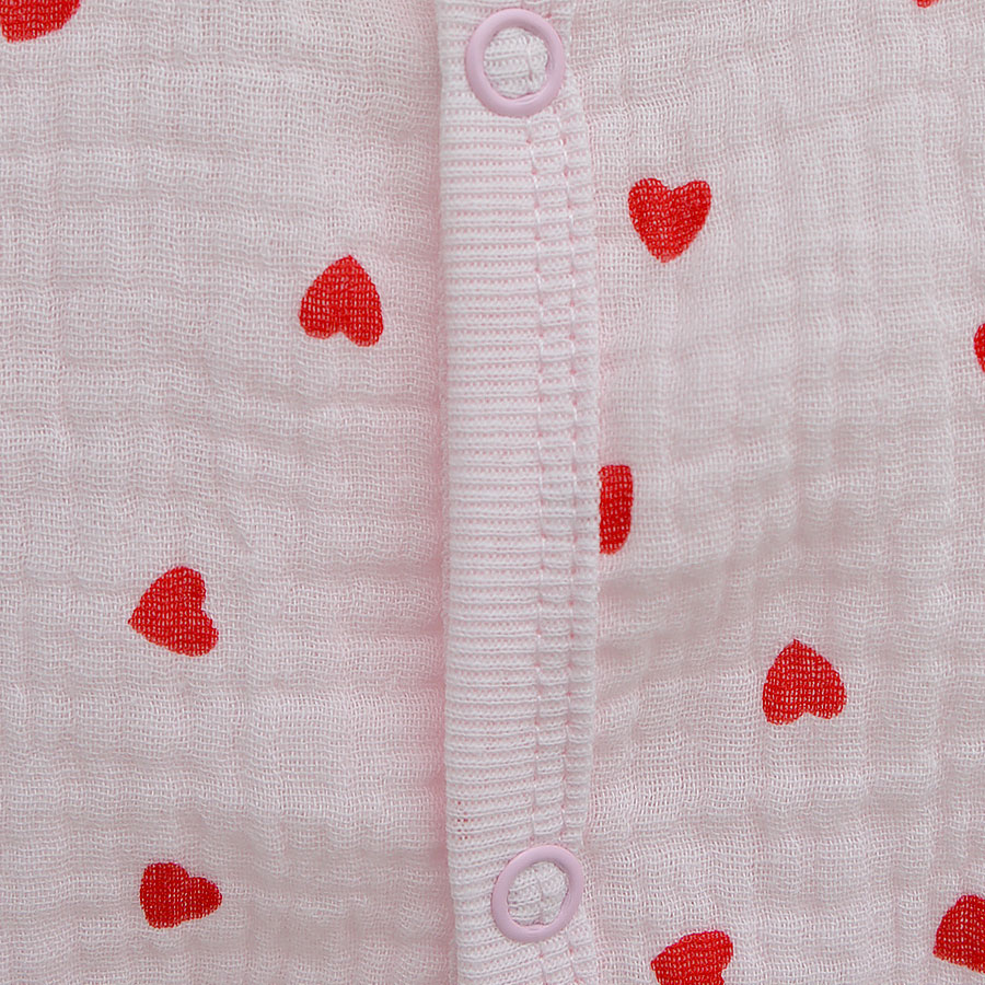 Пісочник для дівчинки Blanka Сердечко р.62-68 рожевий 110821