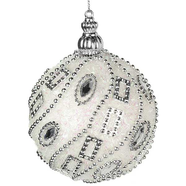 Шарик новогодний Ювелирка SDA100380IW 80 мм