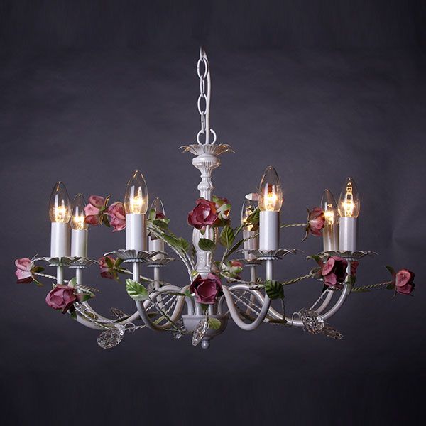 Люстра Vitaluce V1276/8 белая