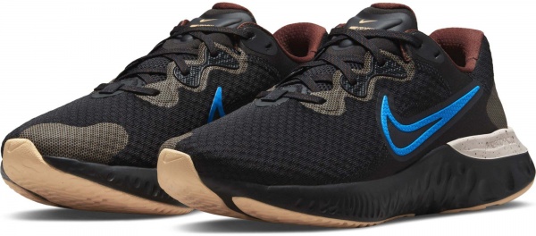 Кроссовки Nike Nike Renew Run 2 CU3504-002 р.US 12,5 черно-голубой