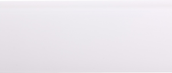 Плинтус King Floor JX27-W белый 2000x82x12 мм 