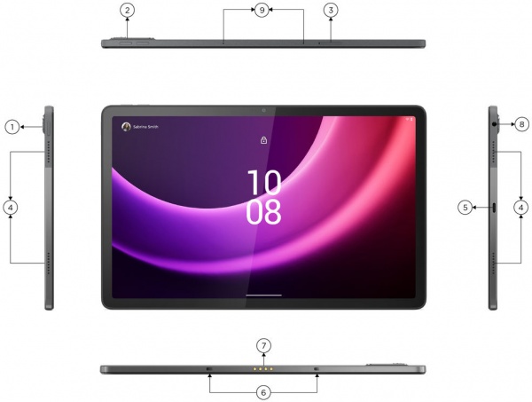 Планшет Lenovo Tab P11 (2nd Gen) 6/128 WiFi Storm Grey 