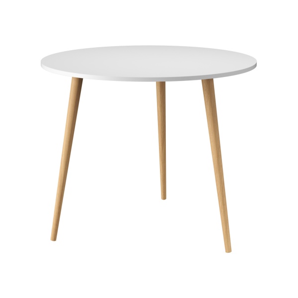 Стіл обідній Art in Head Гаральд круглий білий 