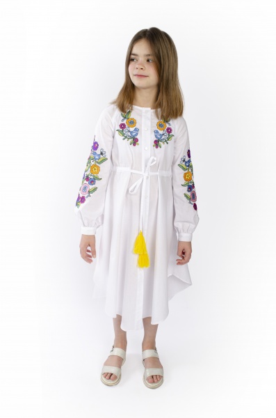 Платье Эдельвика 272-22/09 р.122 белый 