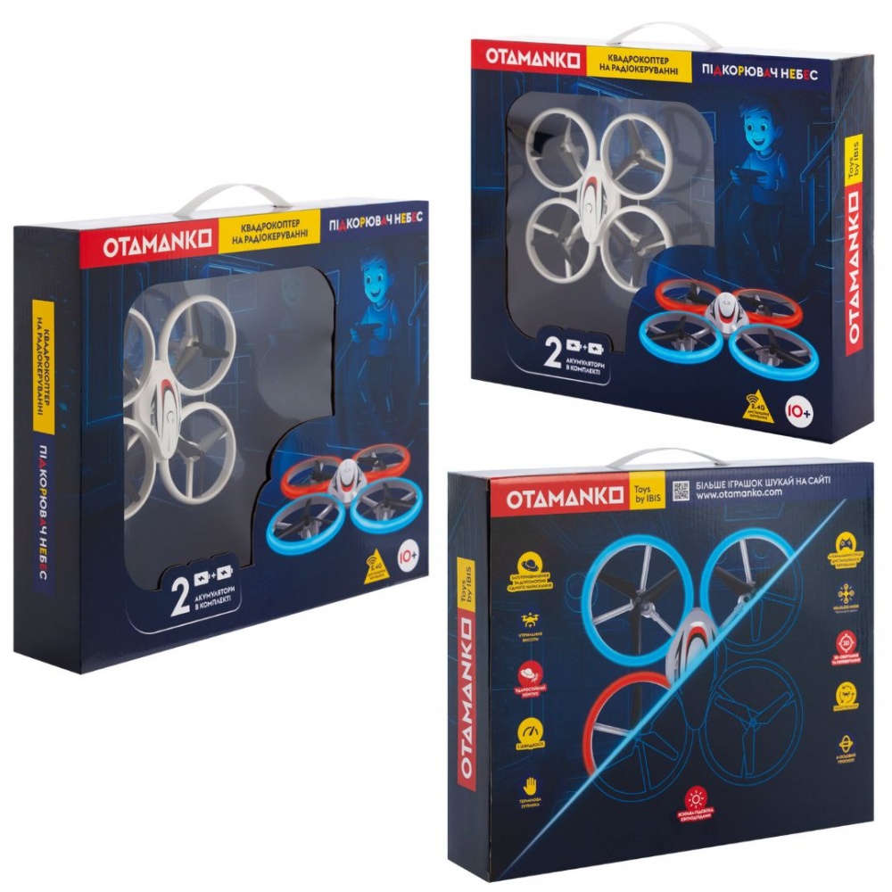 Квадрокоптер на р/к OTAMANKO Підкорювач небес з додатковим акумулятором 532.03.18