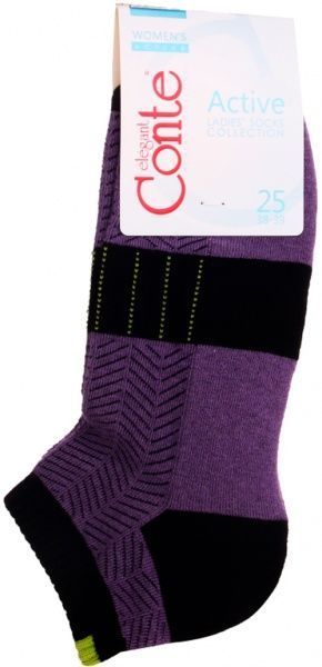 Носки Conte ACTIVE короткие с махровой стопой 16С-92СП 092 р. 25 фиолетовый 1 шт. 