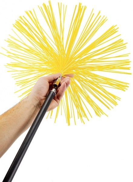 Щітка Savent універсальна пластикова для чищення димоходу 400 мм 