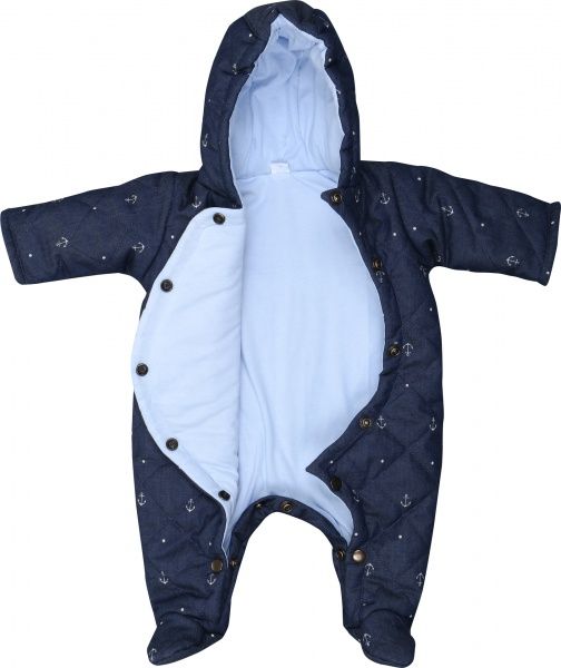 Комбінезон для хлопчиків Danaya синій із блакитним р.62 B19-002 