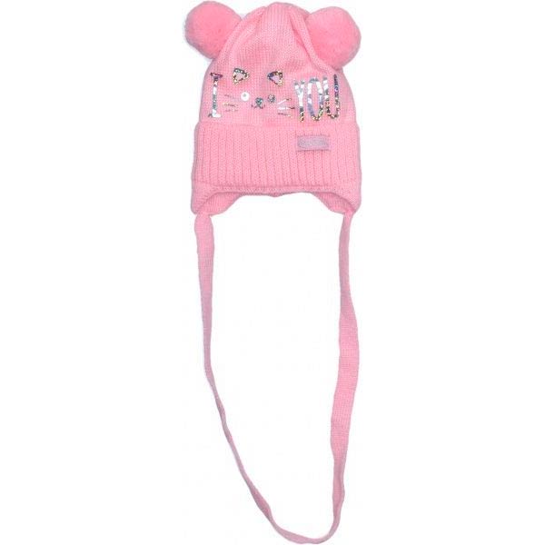 Шапочка детская для девочки Luna Kids р.36 розовый 2111