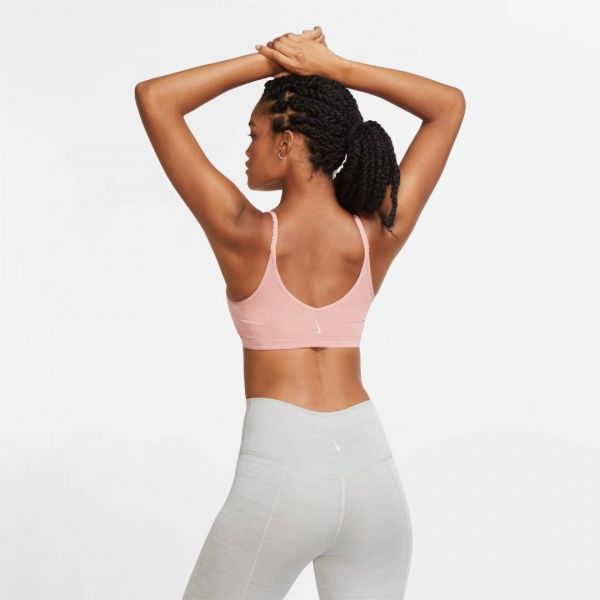 Бра Nike INDY LUXE YOGA BRA NVLTY CV5656-685 L рожевий