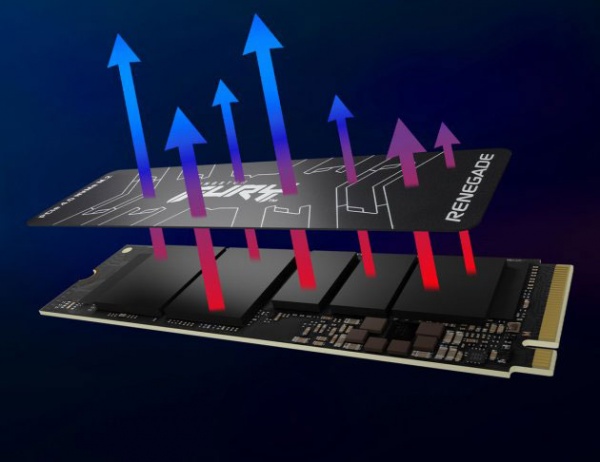 SSD-накопитель Kingston Fury Renegade 2280 500GB M.2 PCI Express 4.0 x4 3D TLC NAND (SFYRS/500G) 