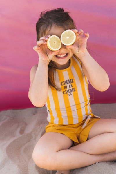 Майка для девочек Koko Noko р.110 желтый V42946-37 