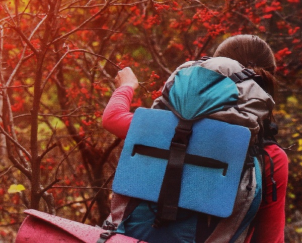 Килимок-сидіння Ланор Альпініст 300х350х20 мм жовто-синій