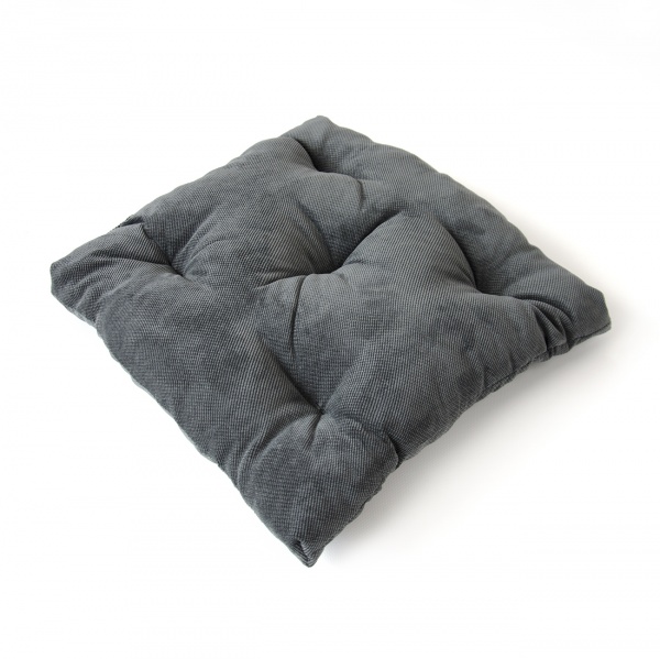 Подушка декоративная Венера тёмно-серая 400х400