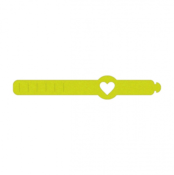 Браслет светоотражающий MAXGROUP Сердечко NM-303