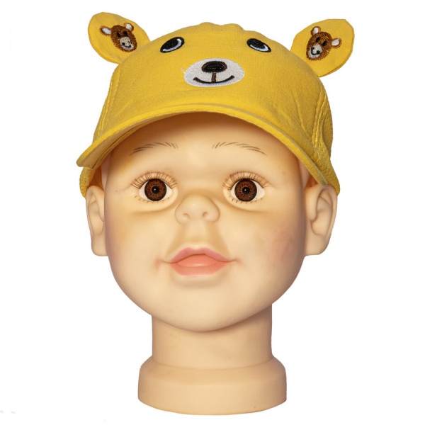 Кепка для девочек Devilon 2-8 лет р.47-52 желтый 519278 