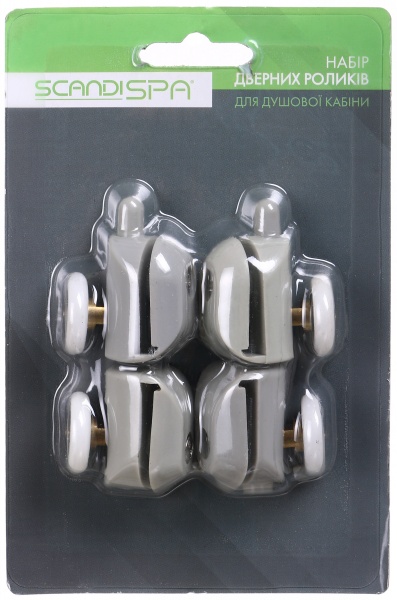 Комплект роликов ScandiSPA 23 мм верхние и нижние одинарные SPDR2311
