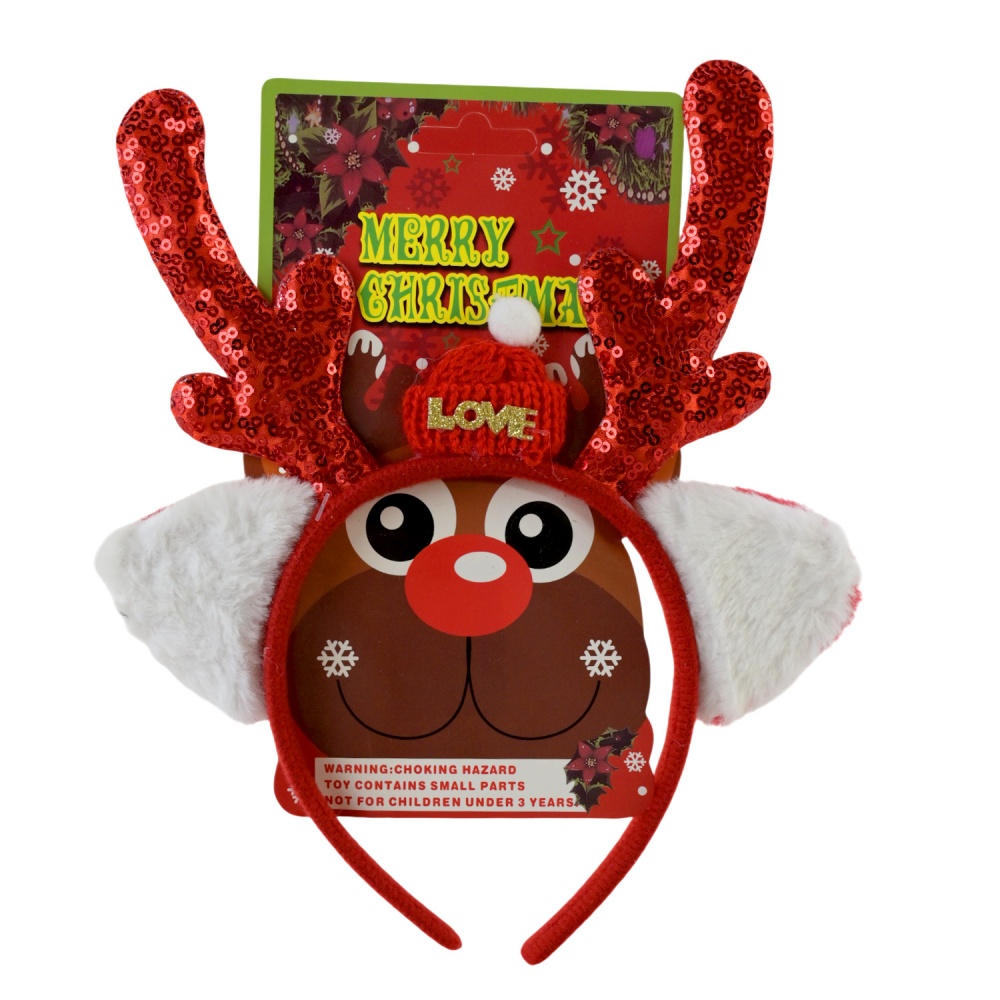 Аксессуар для карнавала Shantou Обруч оленьи рога E2409 в ассортименте