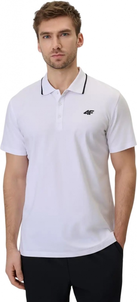 Футболка 4F POLO SHIRT M0773 4FWMM00TPTSM0773-10S р.XL белый