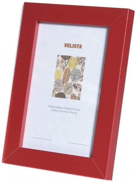 Рамка для фотографии со стеклом Velista 21W-49720v 10x15 см бордовый 
