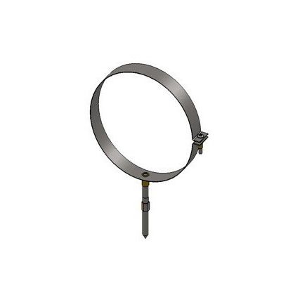 Скоба для кріплення нержавіюча Ф220 мм